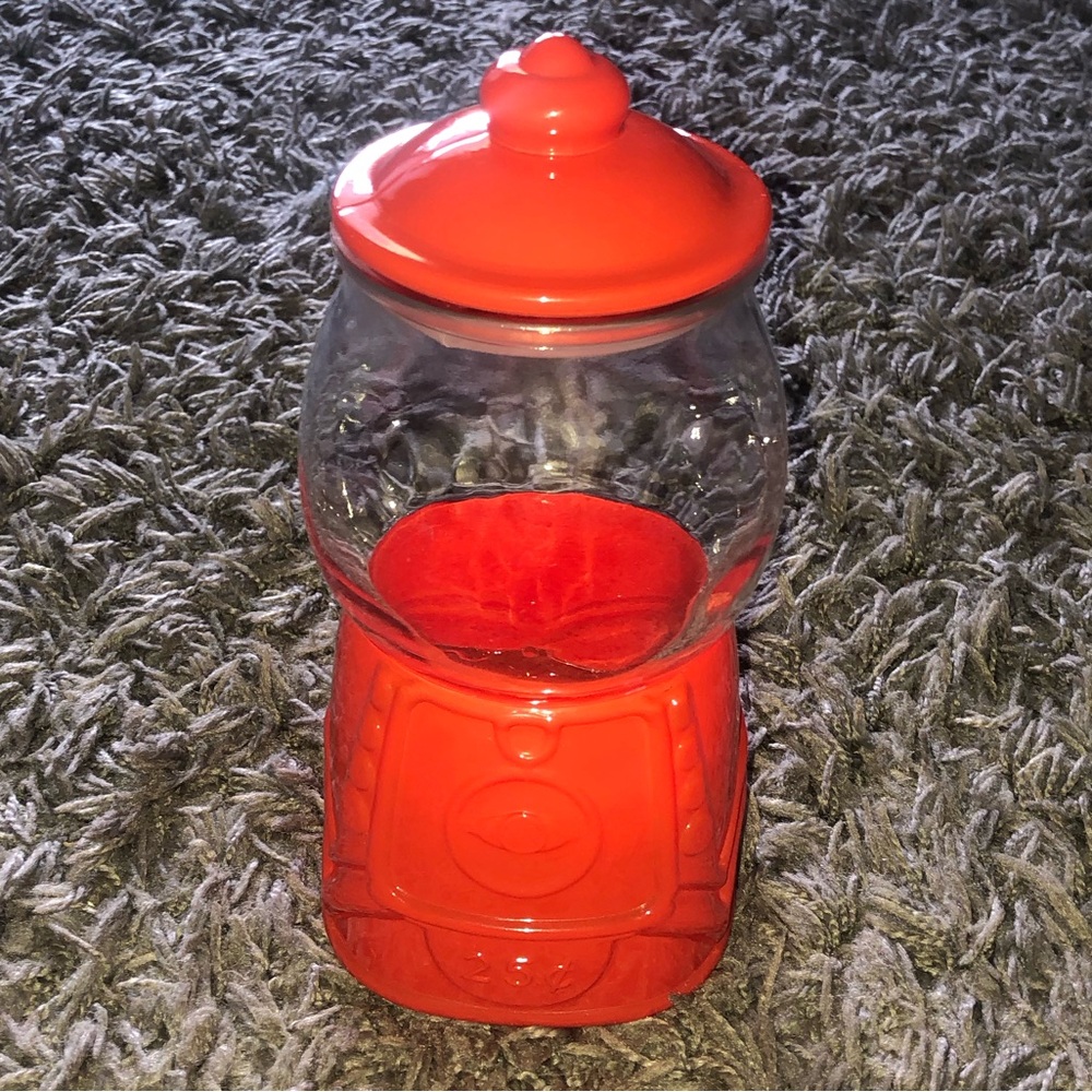 Target Bullseye’s Playground Orange Glass Gumball Jar